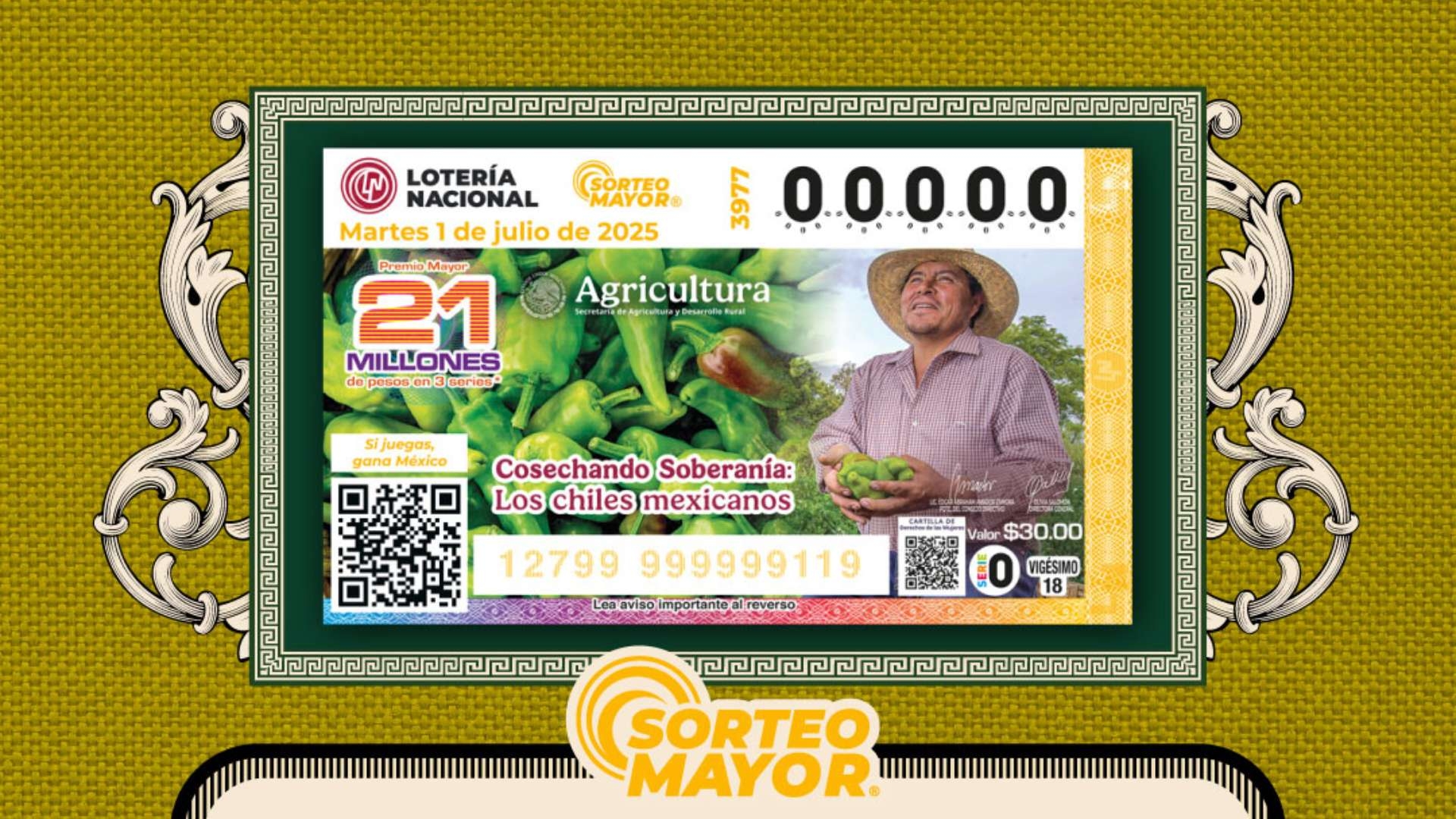 Premio Mayor: Resultados Lotería Nacional 1 de Julio 2025, Número